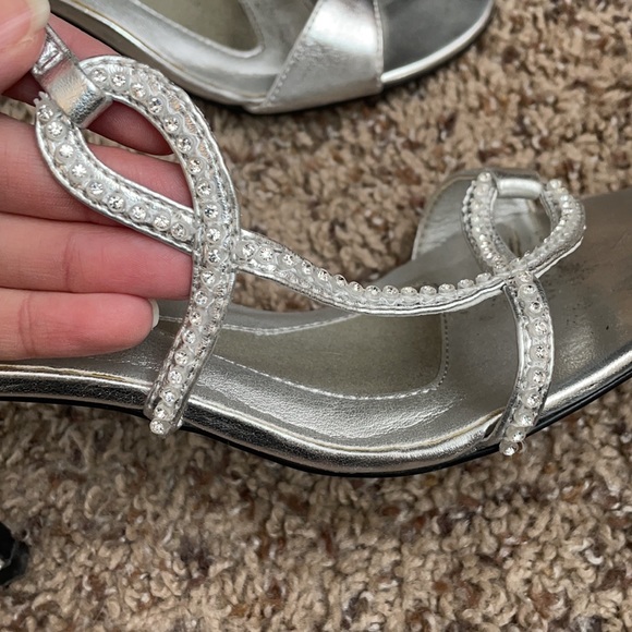 Silver Dress Heels - Picture 6 of 10
